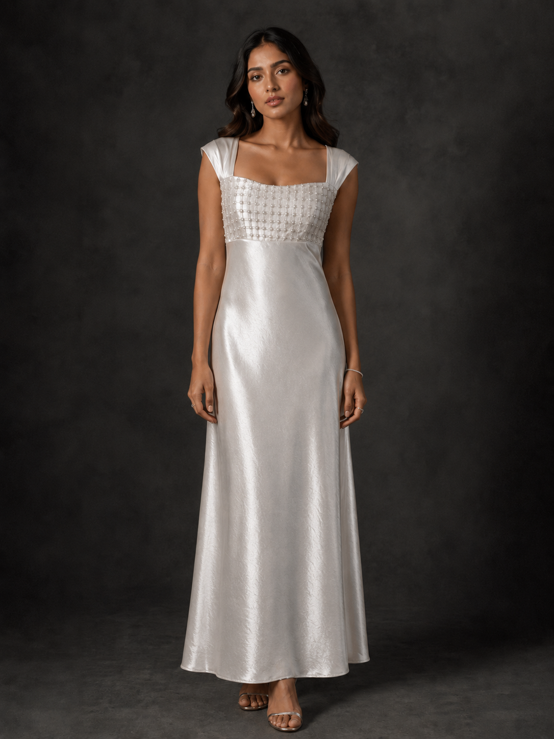 Minimal Glam Evening Gown