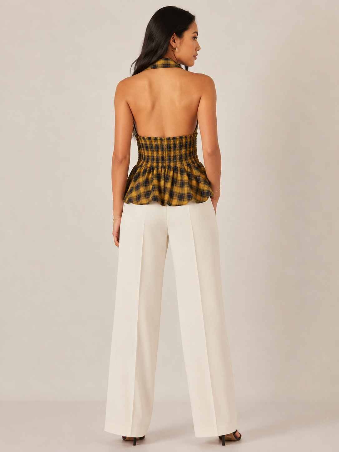 Classic Check Knot Top
