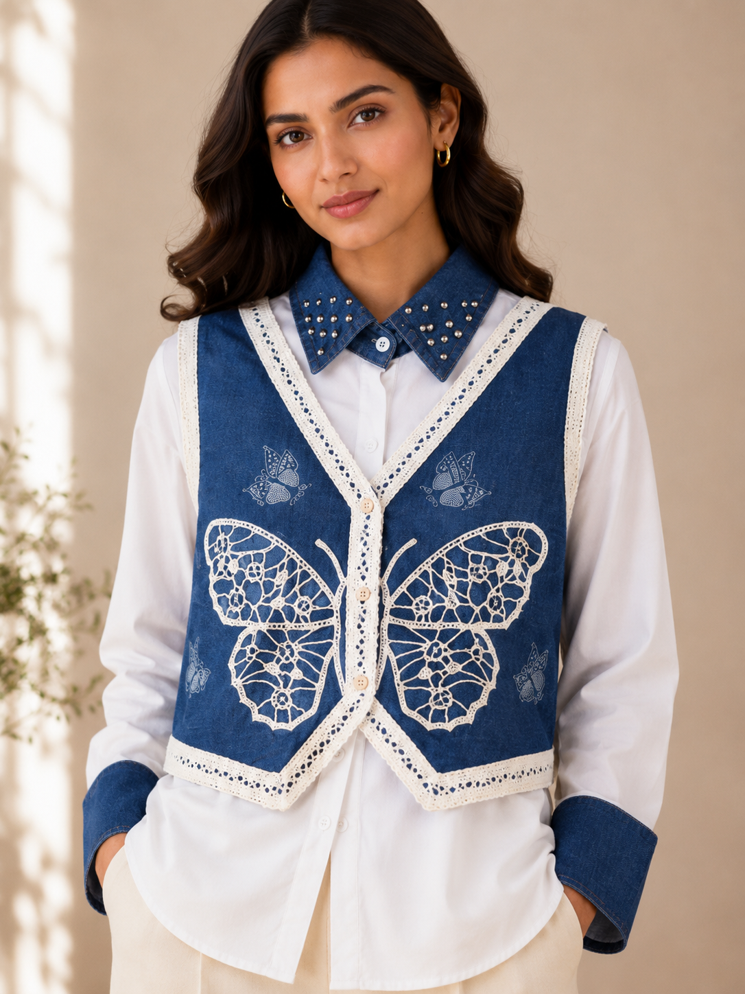 Butterfly Vest Shirt