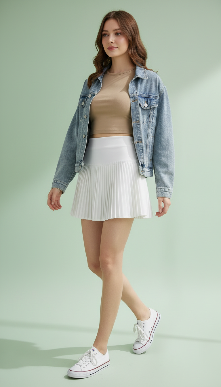 Luxe Pleated Skirt
