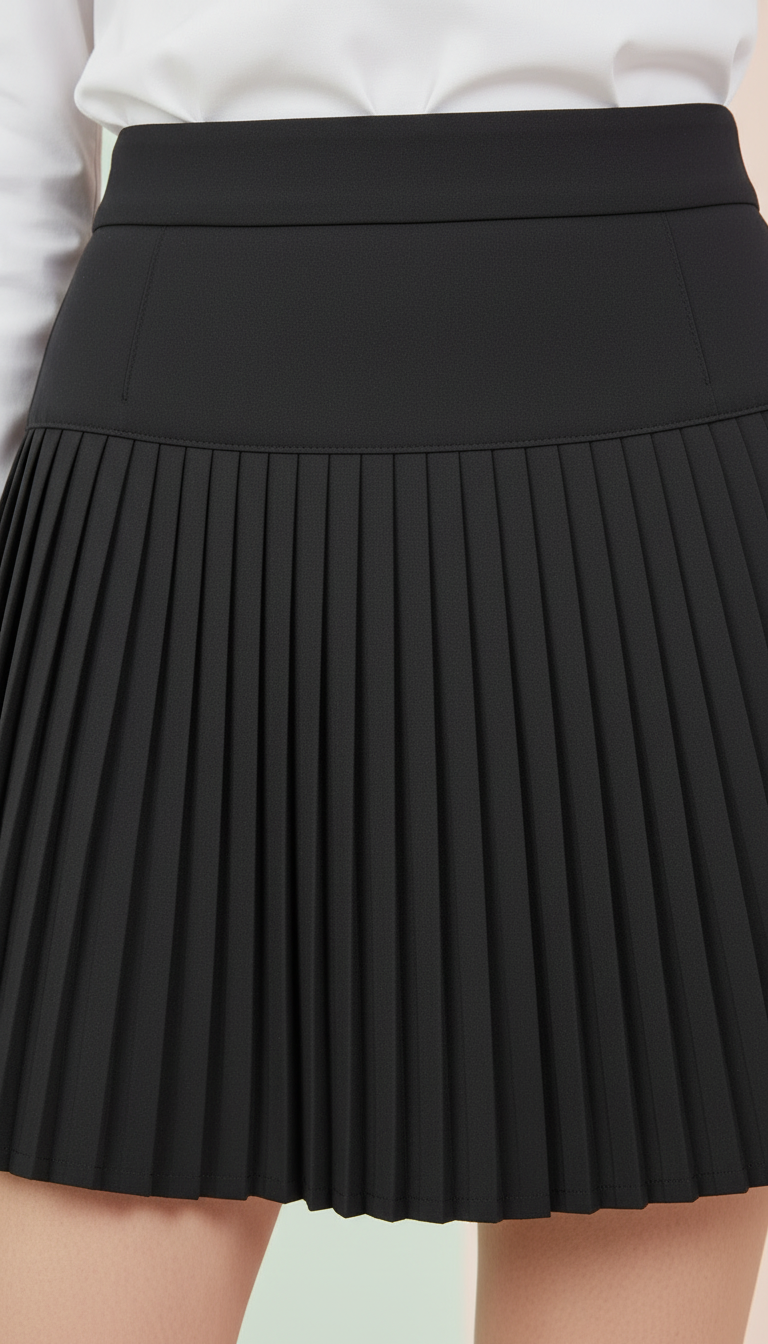 Luxe Pleated Skirt