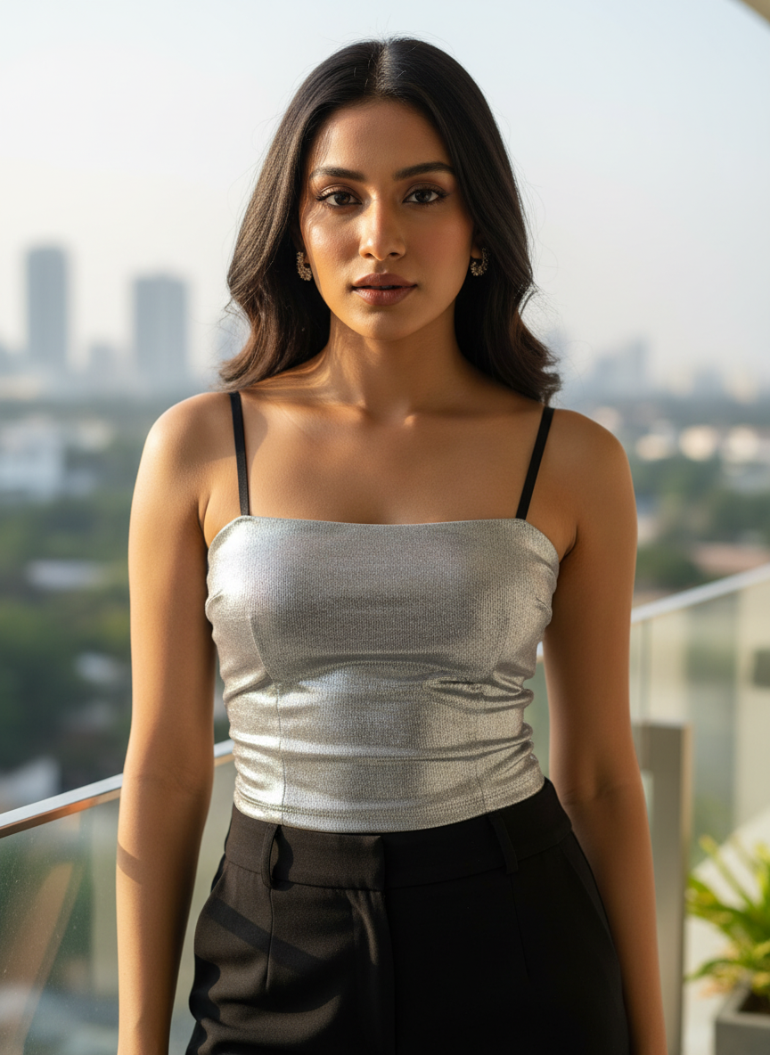 Soft Shine Padded Tank Top