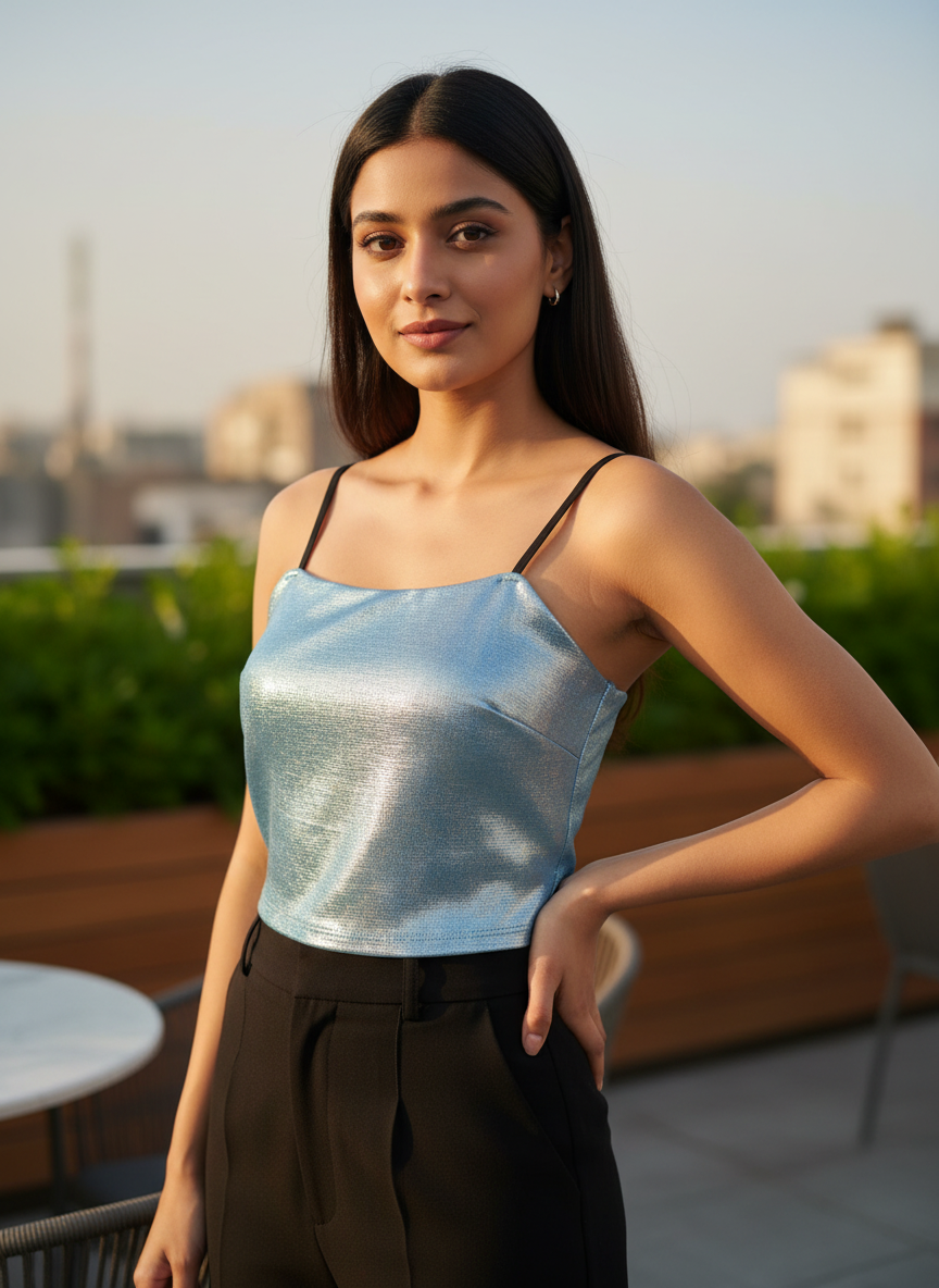 Soft Shine Padded Tank Top