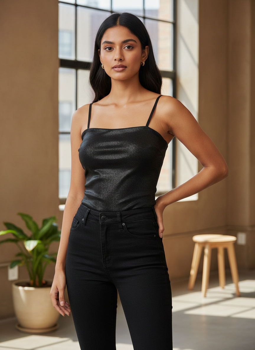 Soft Shine Padded Tank Top