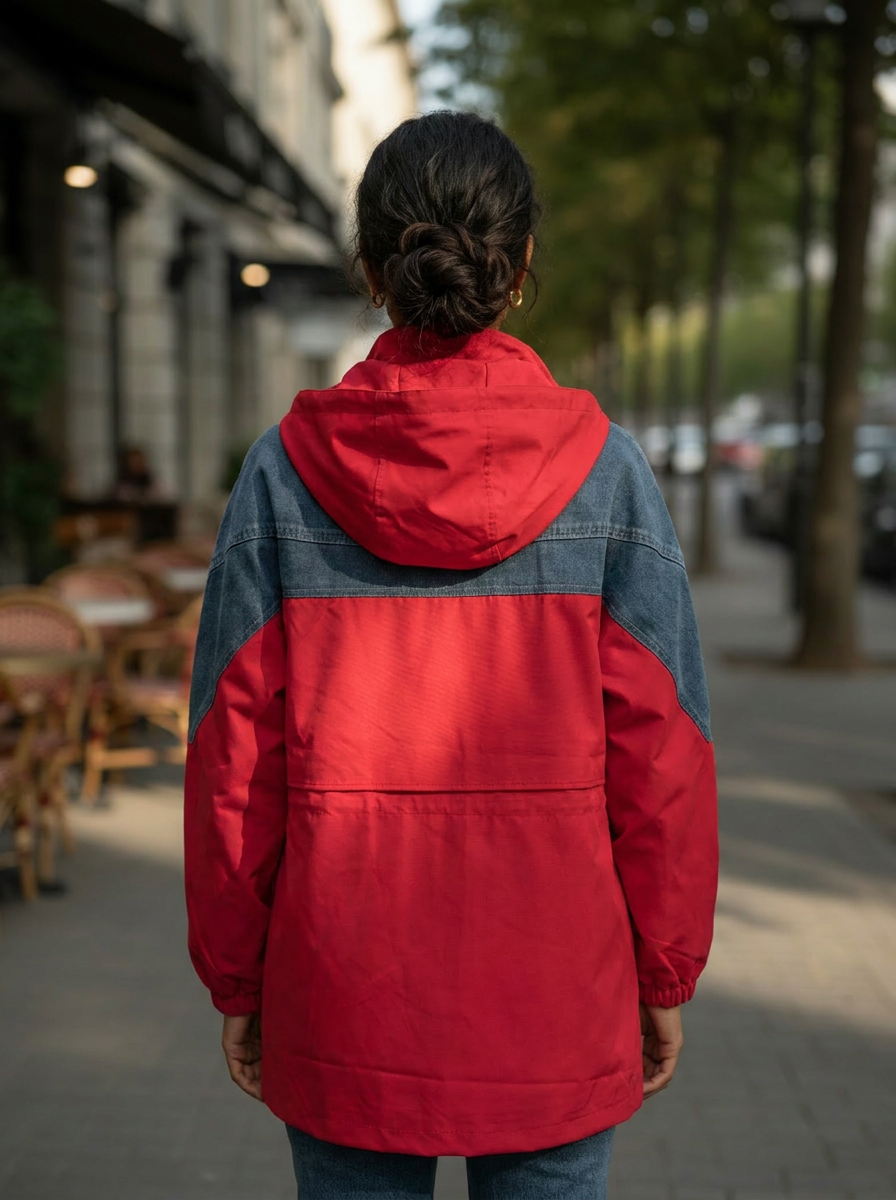 Street Style Colorblock Jacket