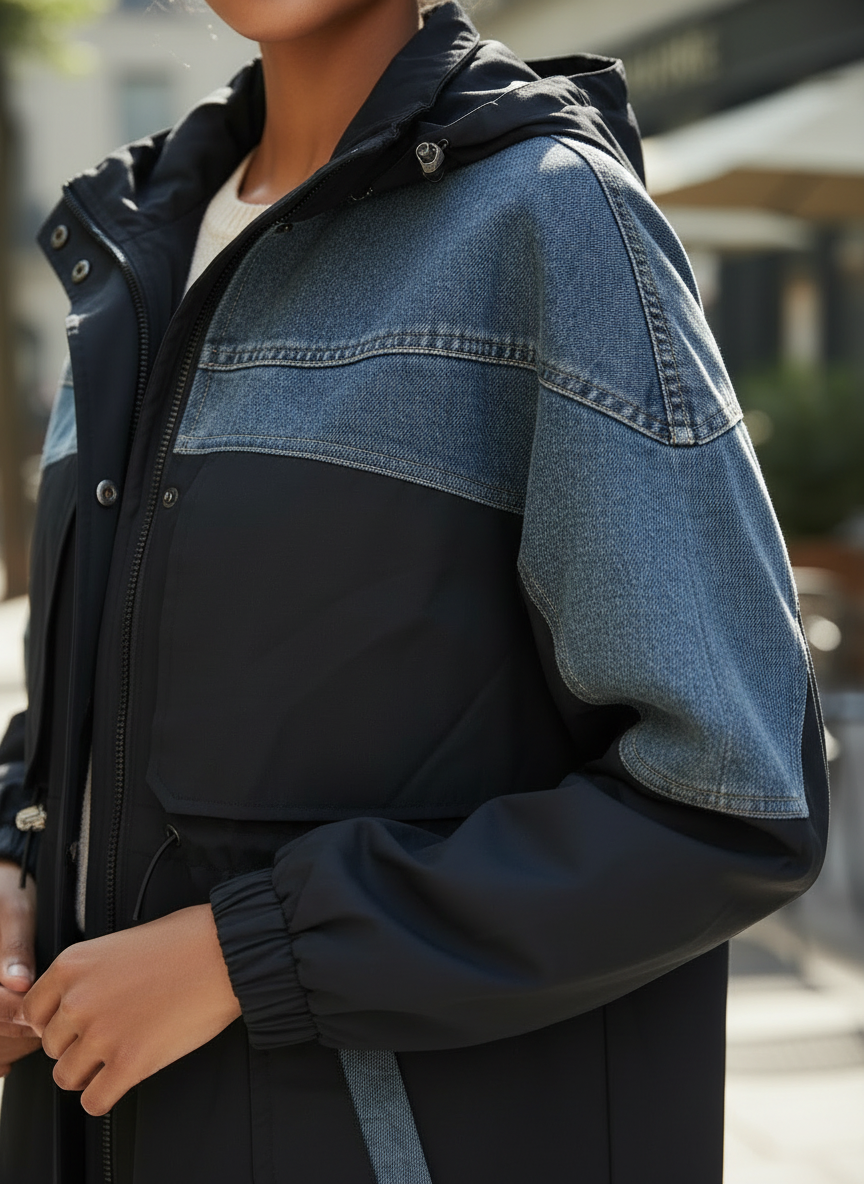 Street Style Colorblock Jacket