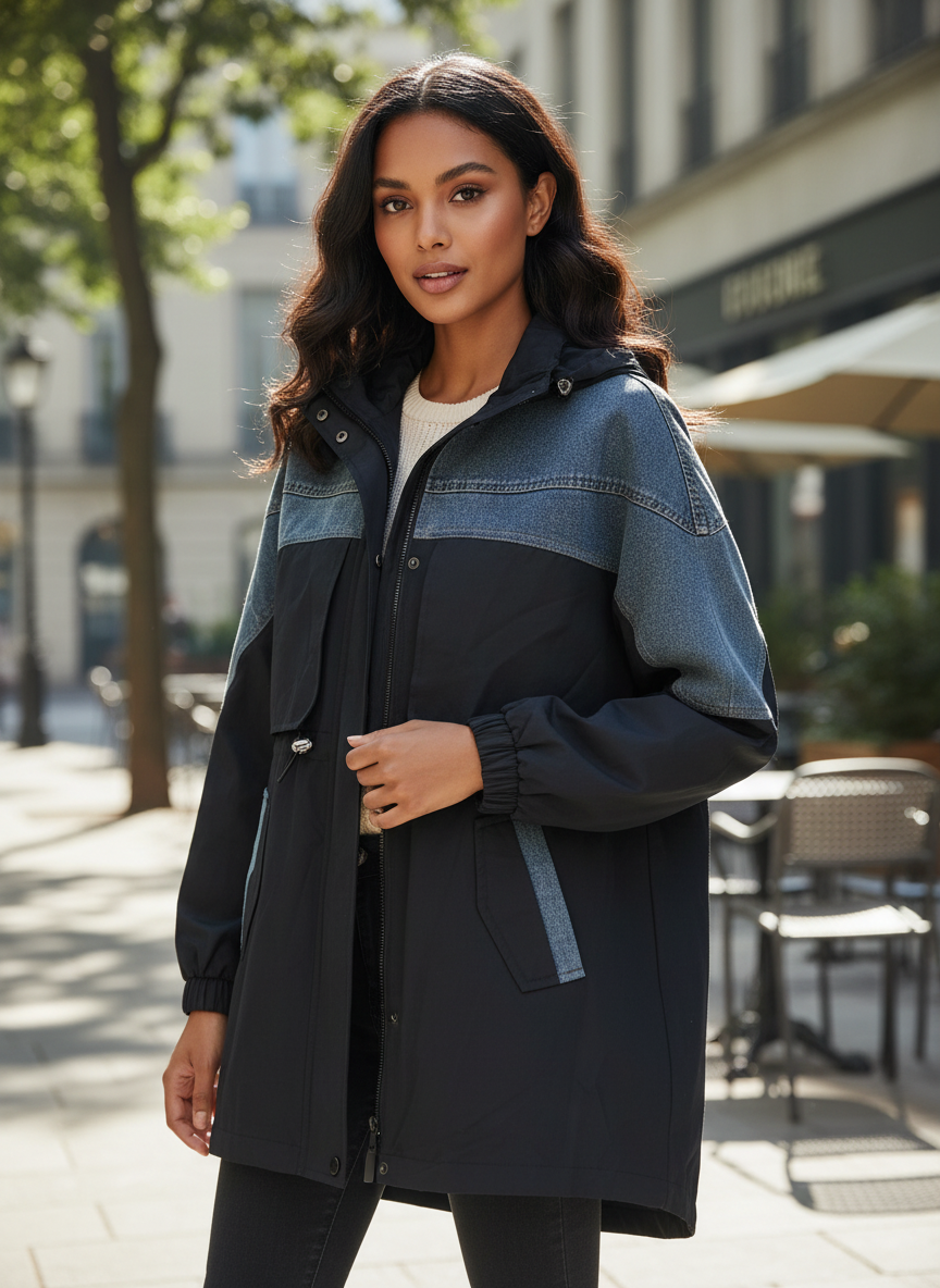 Street Style Colorblock Jacket