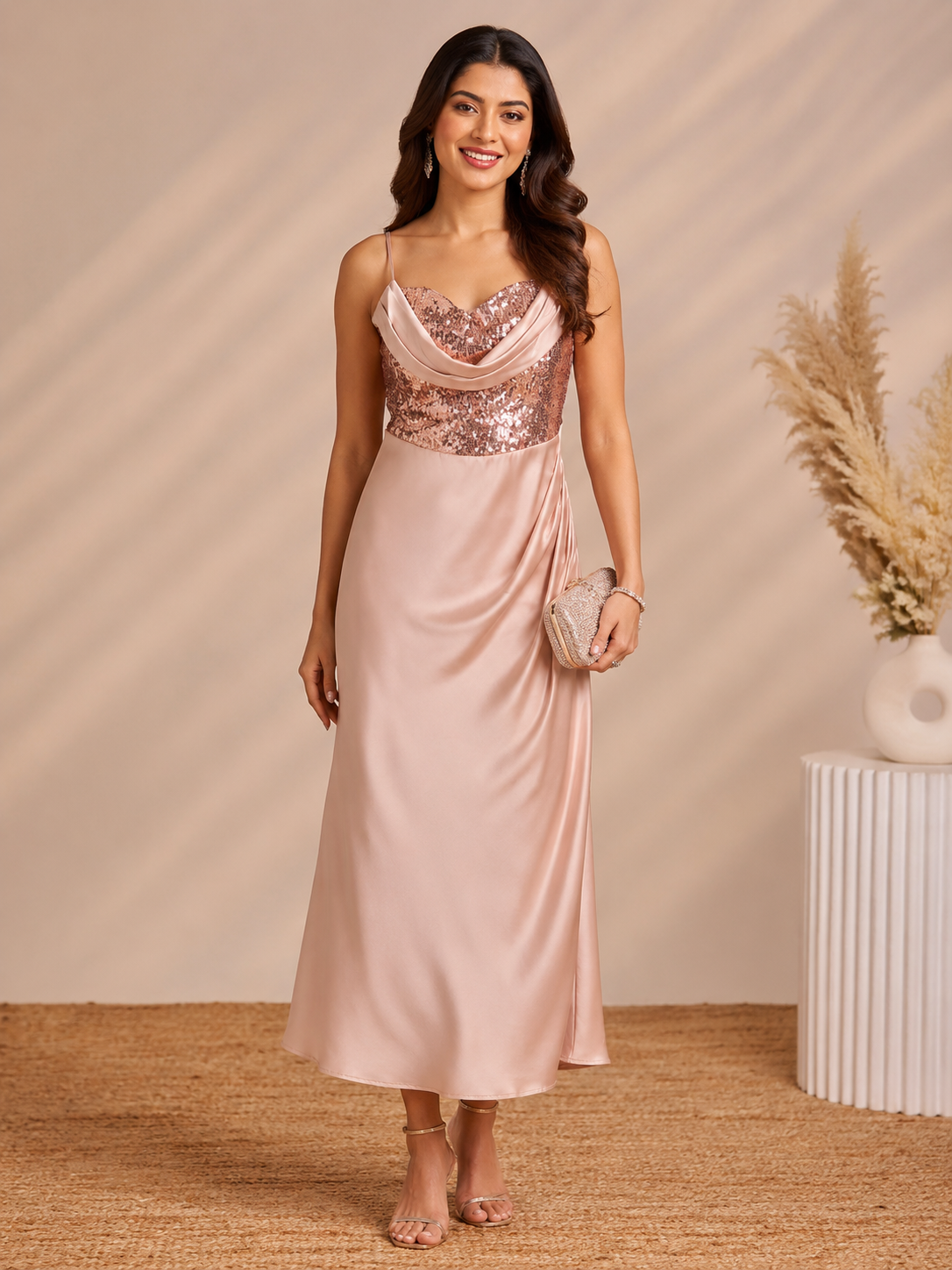 Chic Draped Dress