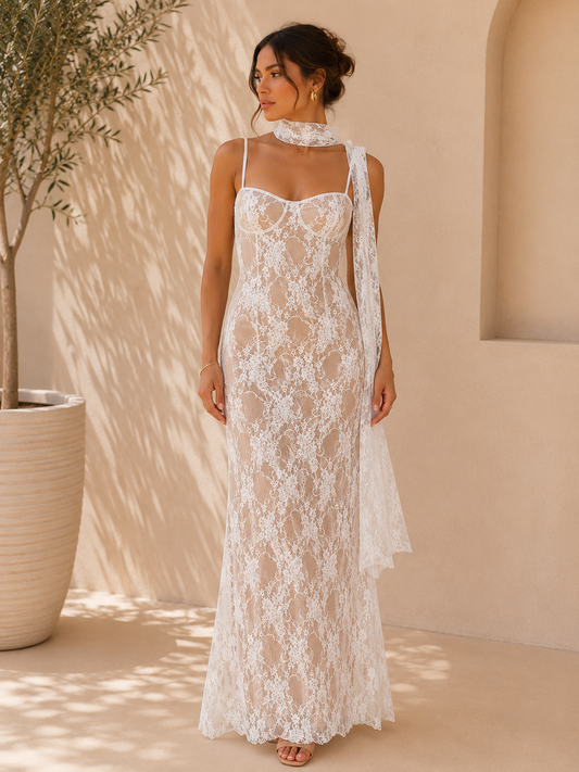 Lace Allure Maxi Dress