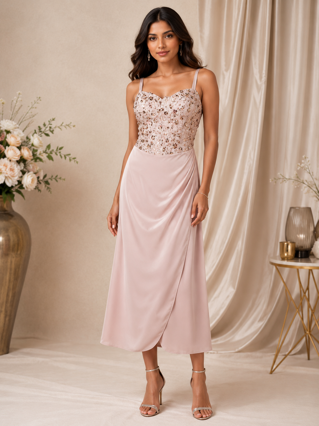 Sequin Corset Partywear Dress