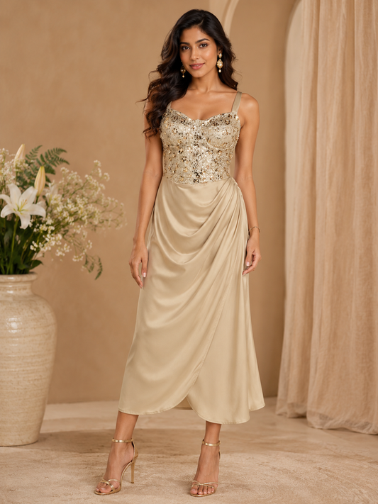 Sequin Corset Partywear Dress