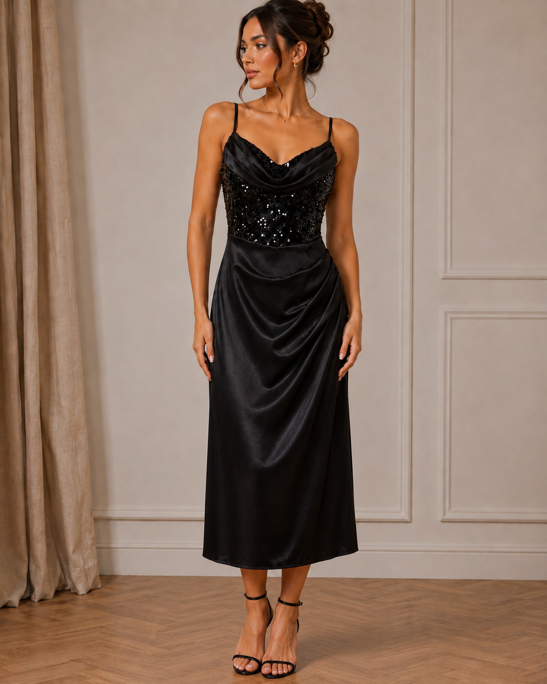 Chic Draped Dress