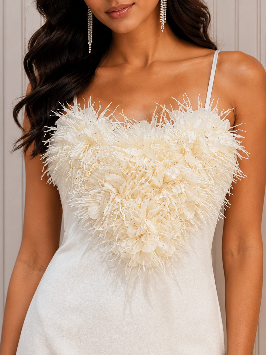 Luxe Feather Dress
