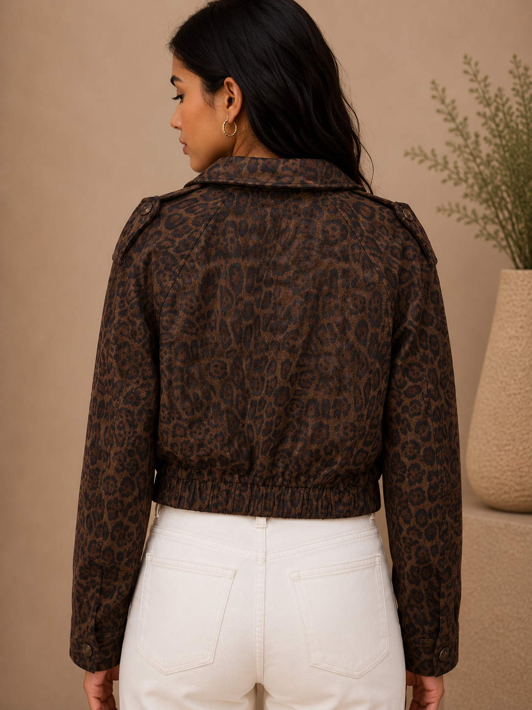 Wild Leopard Print Jacket
