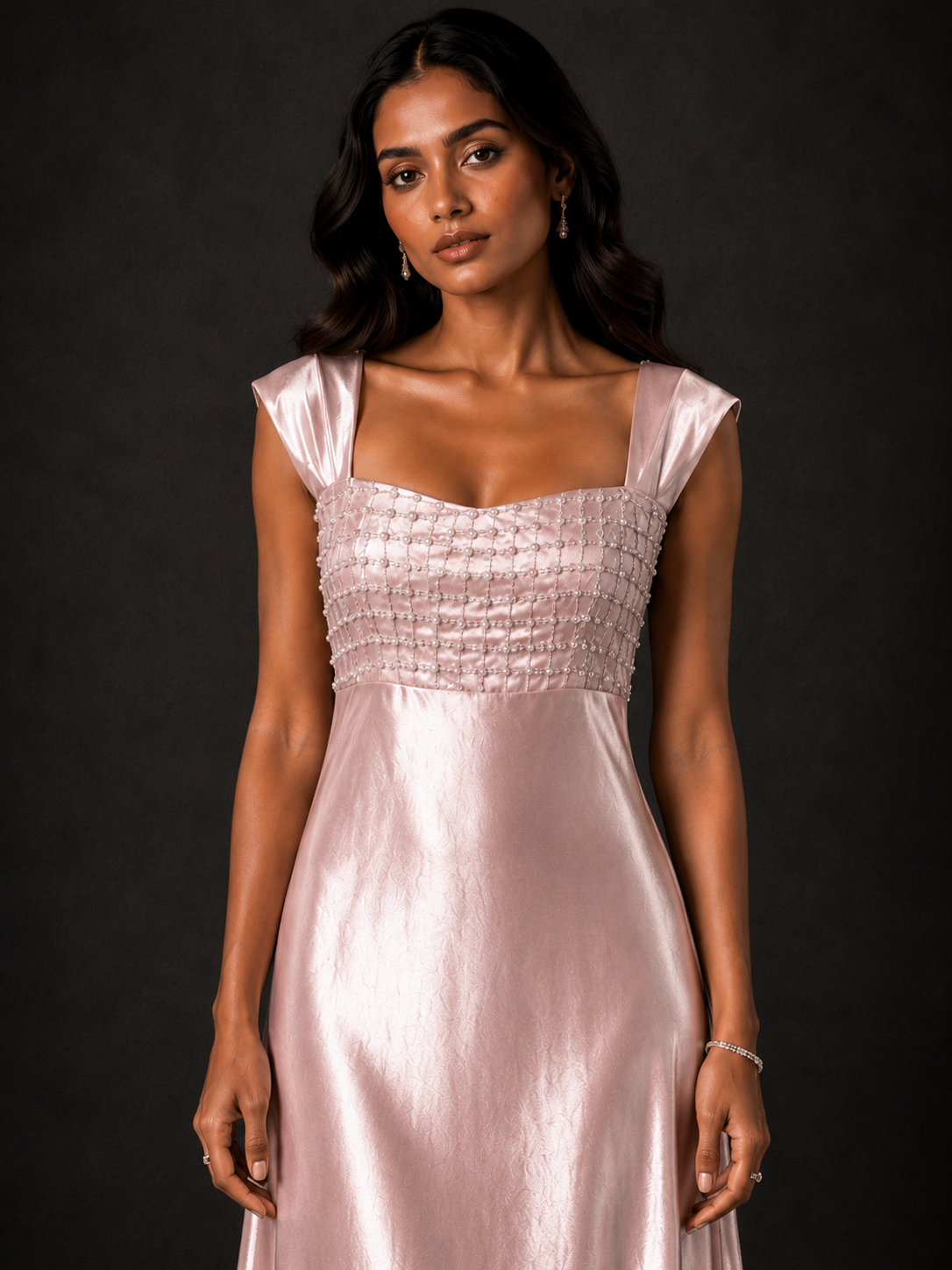 Minimal Glam Evening Gown
