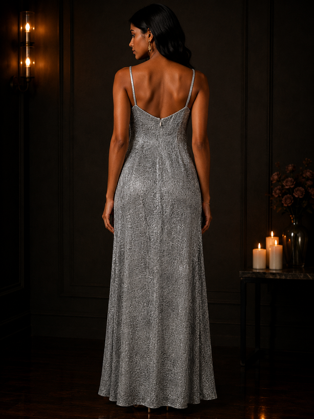 Textured Maxi Dress