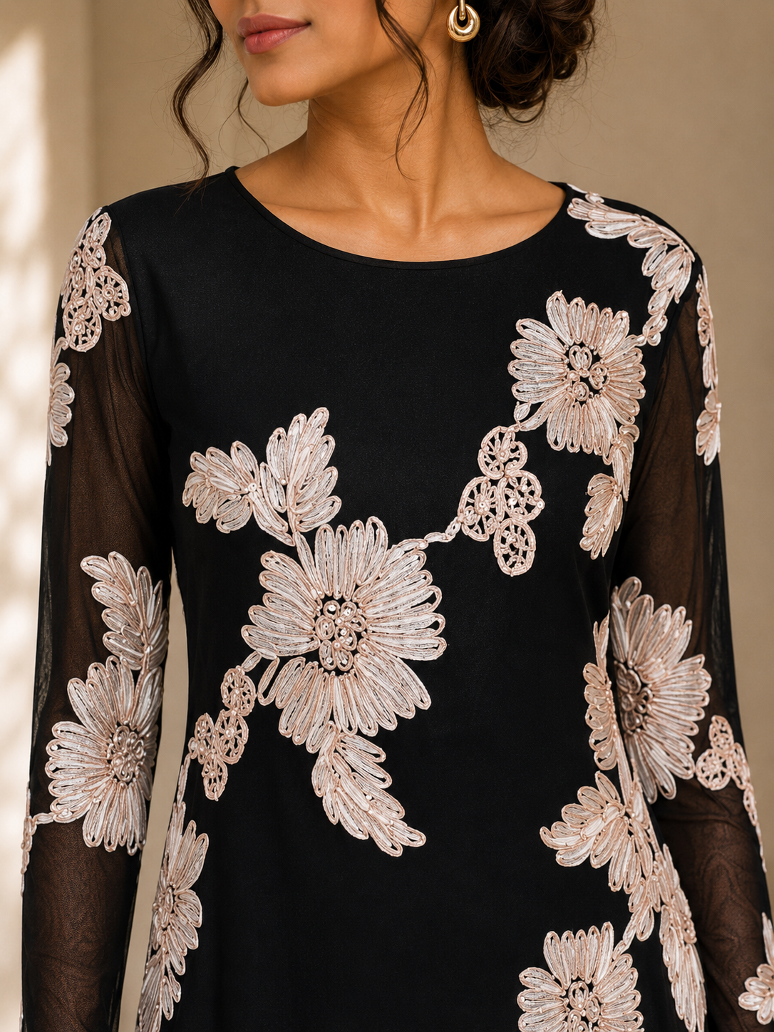 Floral Bodycon Maxi Dress