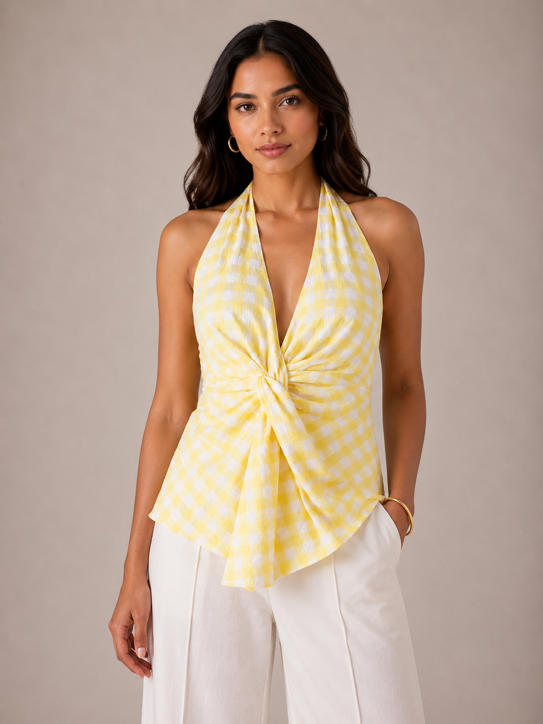 Twist Muse Halter Top