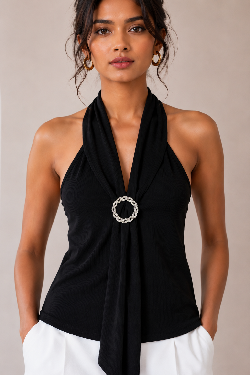 Halter Padded Tank Top