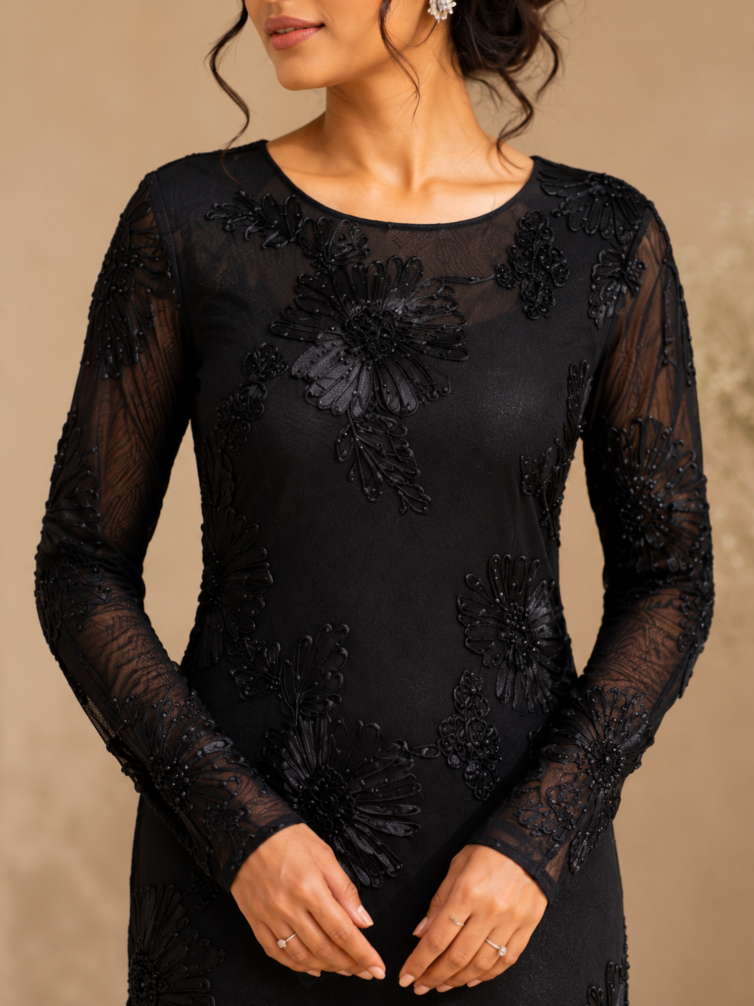Floral Bodycon Maxi Dress