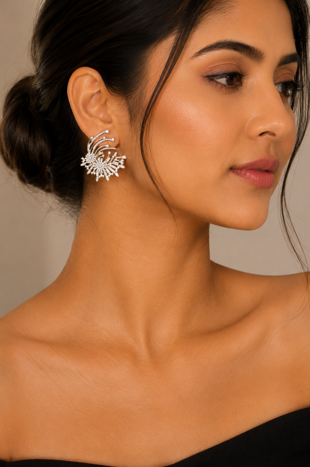 Celestial Bloom Statement Earrings