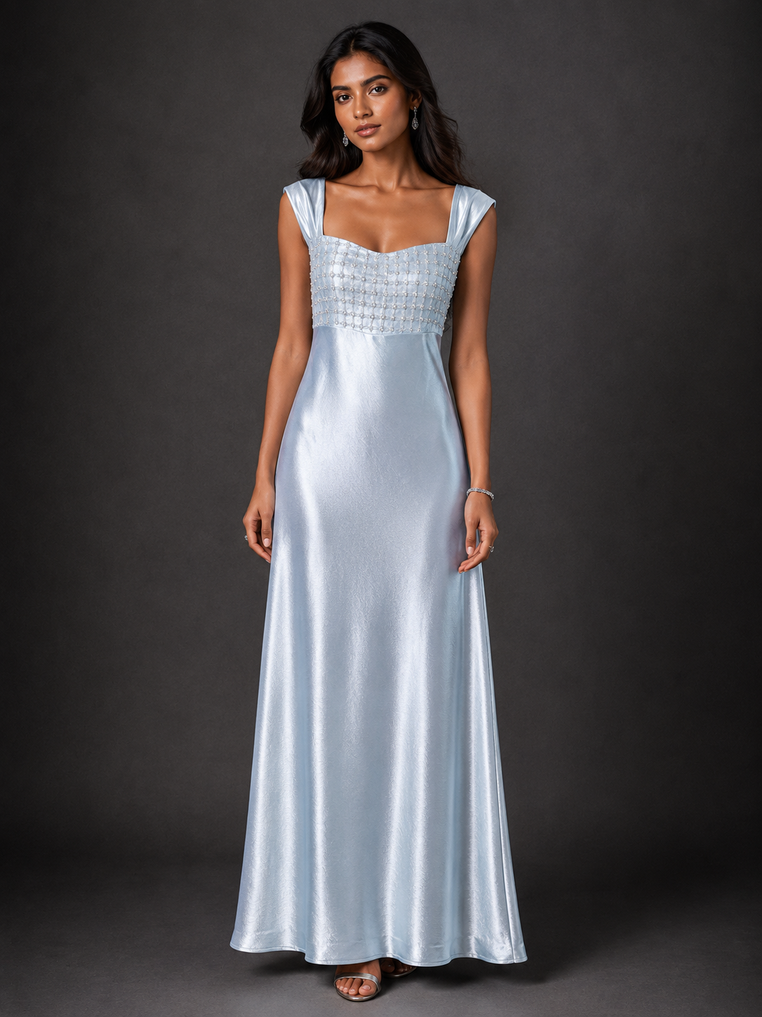 Minimal Glam Evening Gown