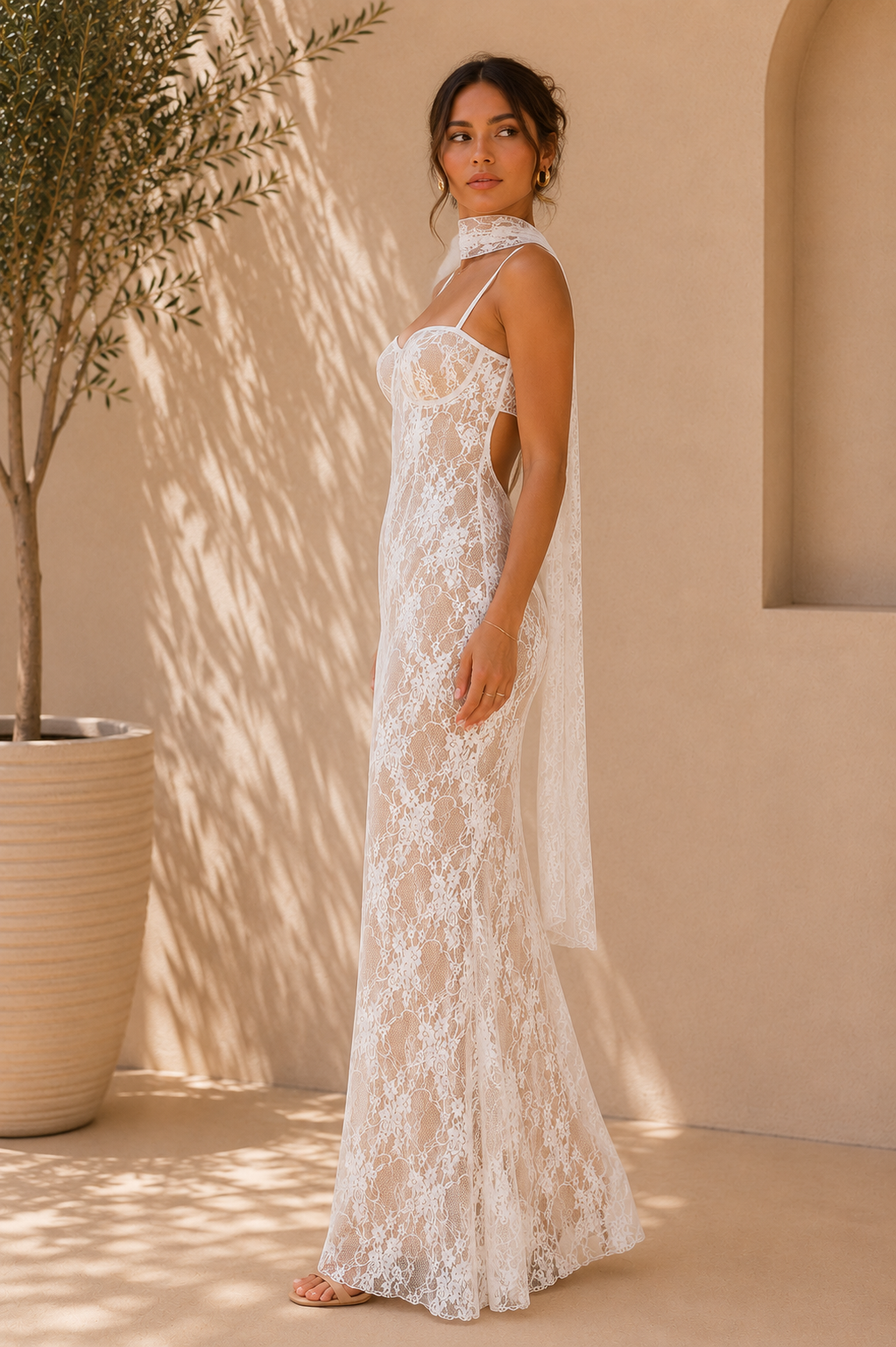 Lace Allure Maxi Dress