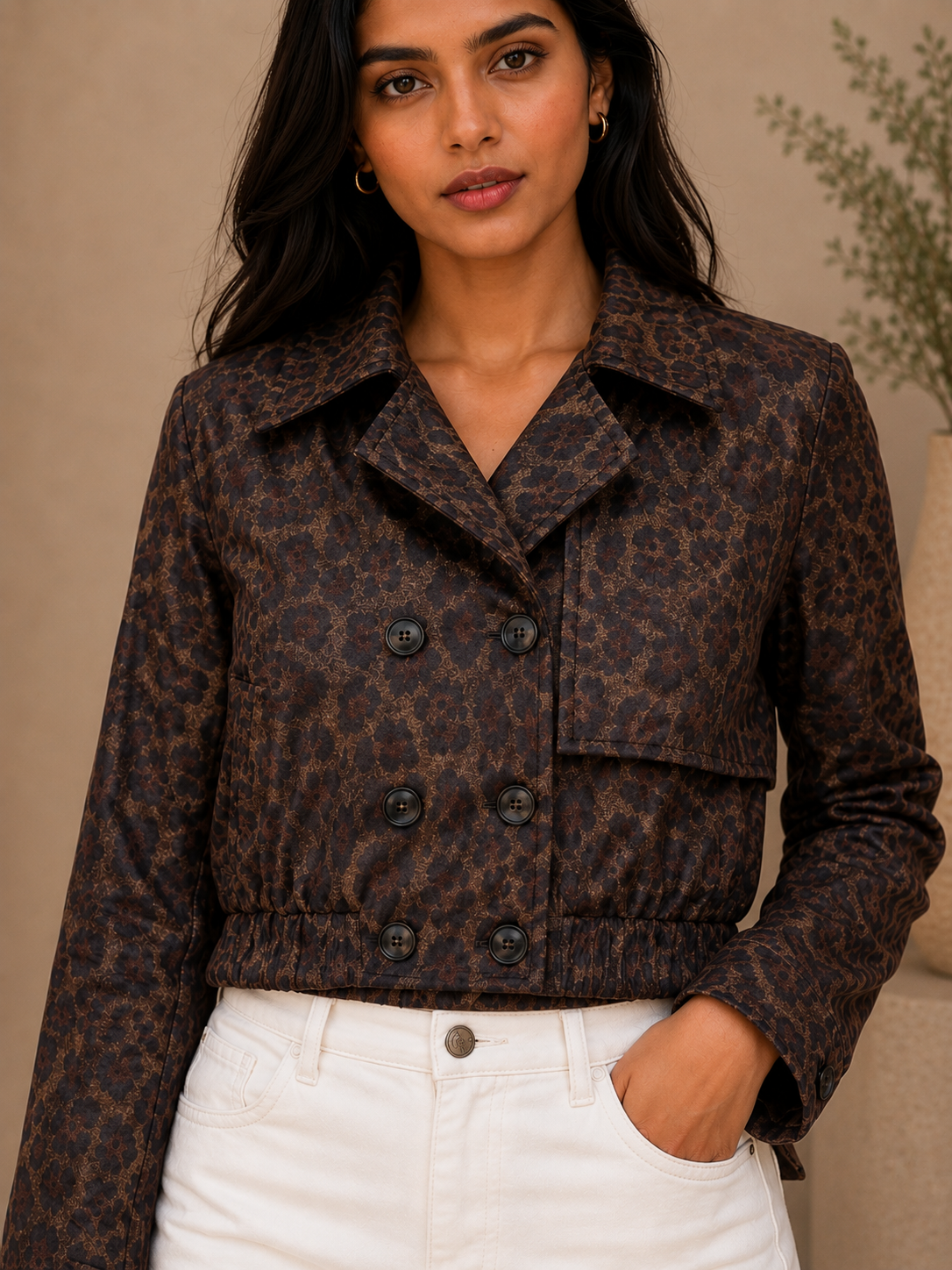 Wild Leopard Print Jacket
