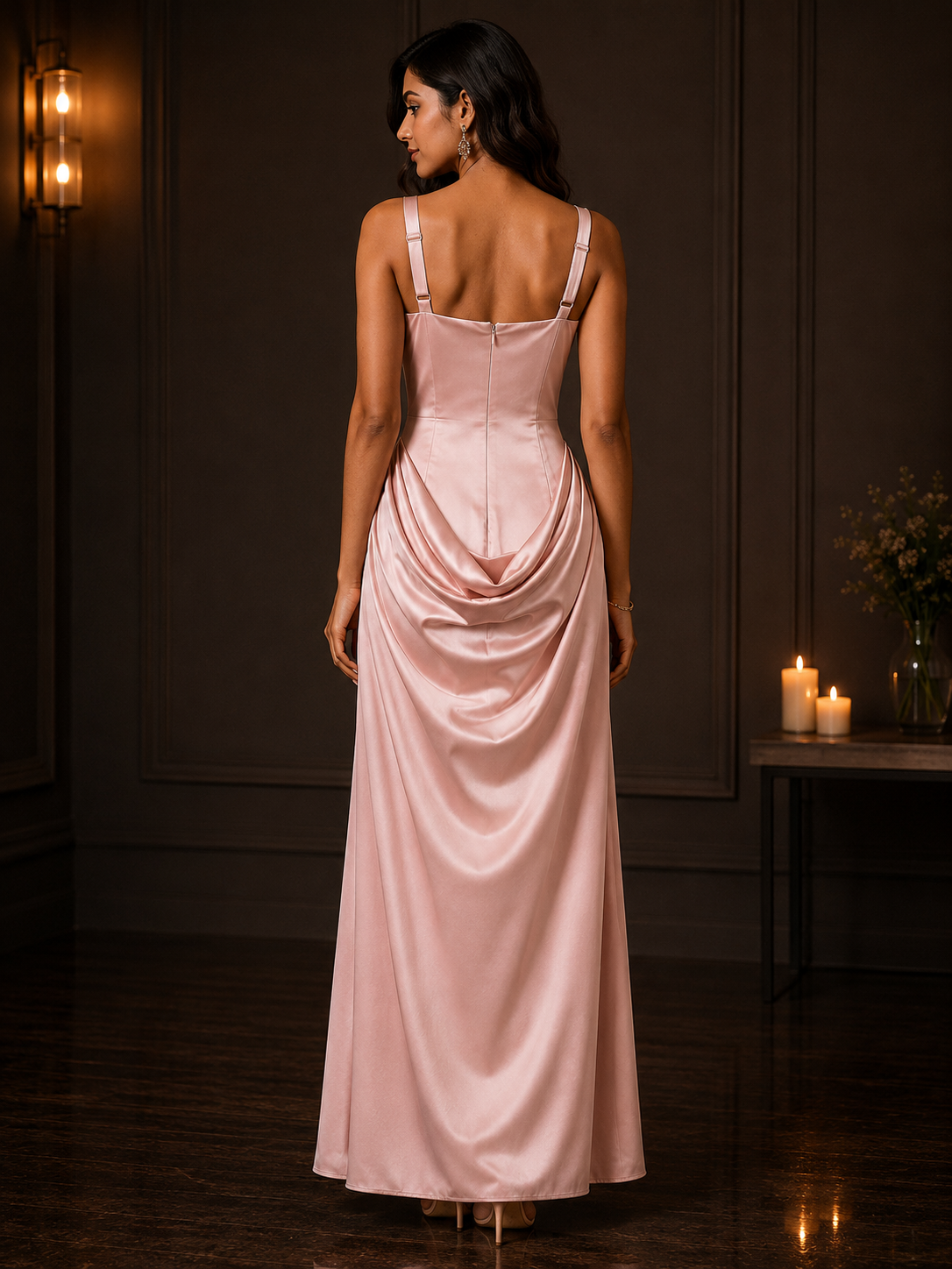 Ruched Waist Party Dress