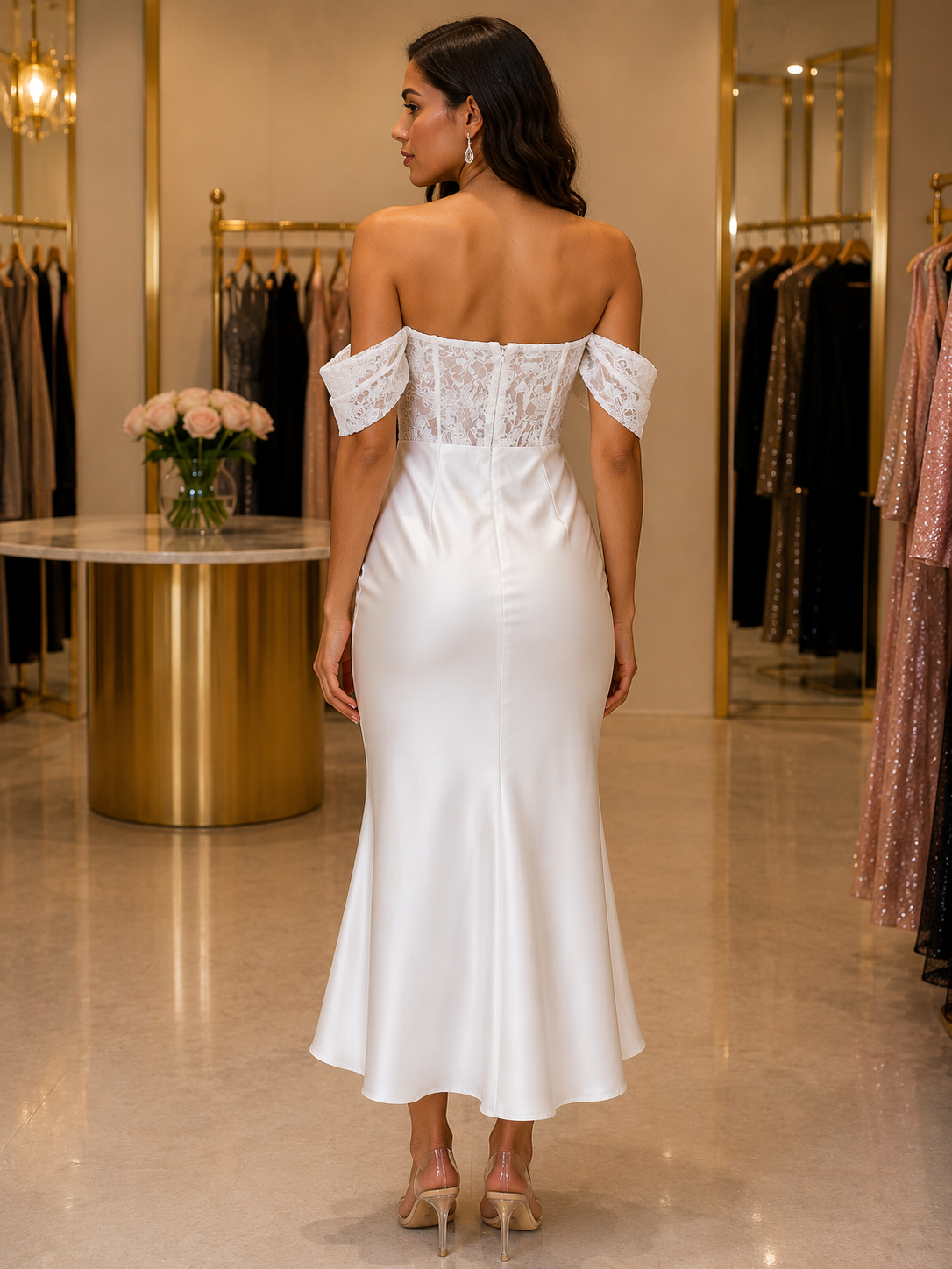 Romantic Corset Evening Dress