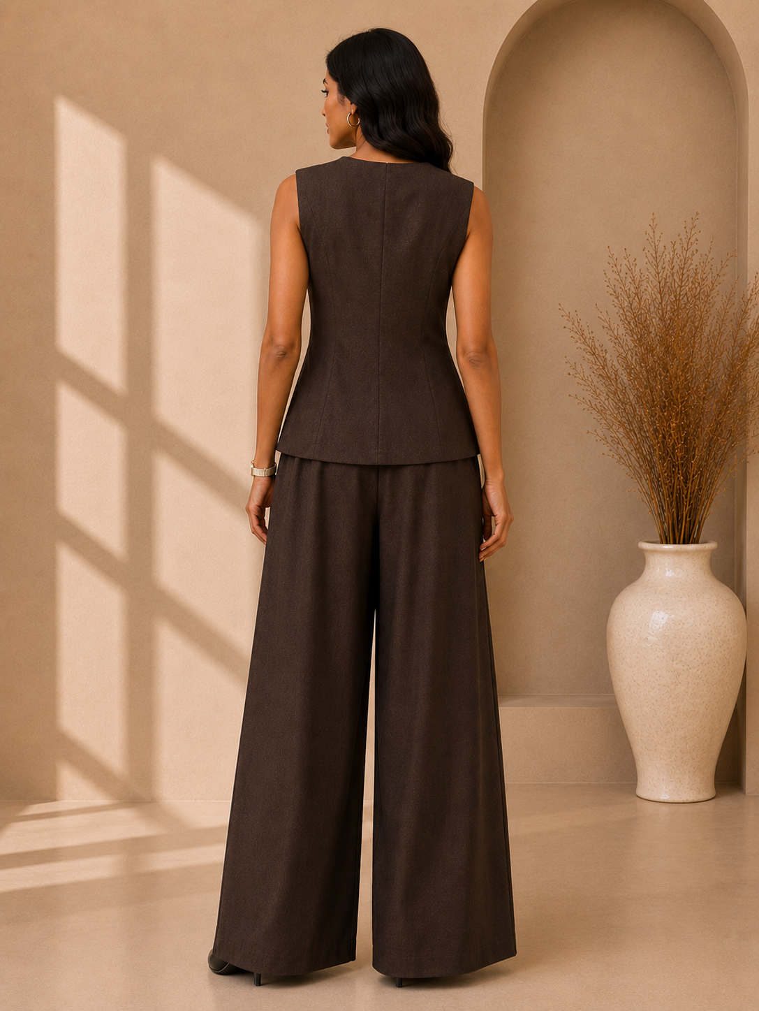 Sleeveless Tailored Co-Ord Set