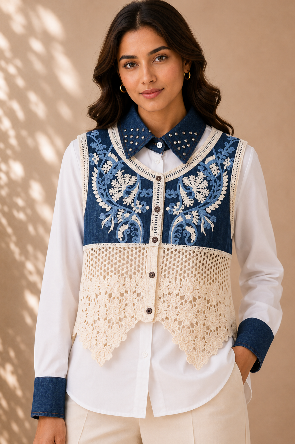 Boho Chic Vest Shirt