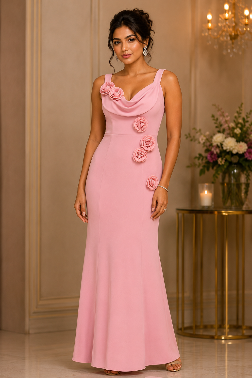 Rose Glam Dress