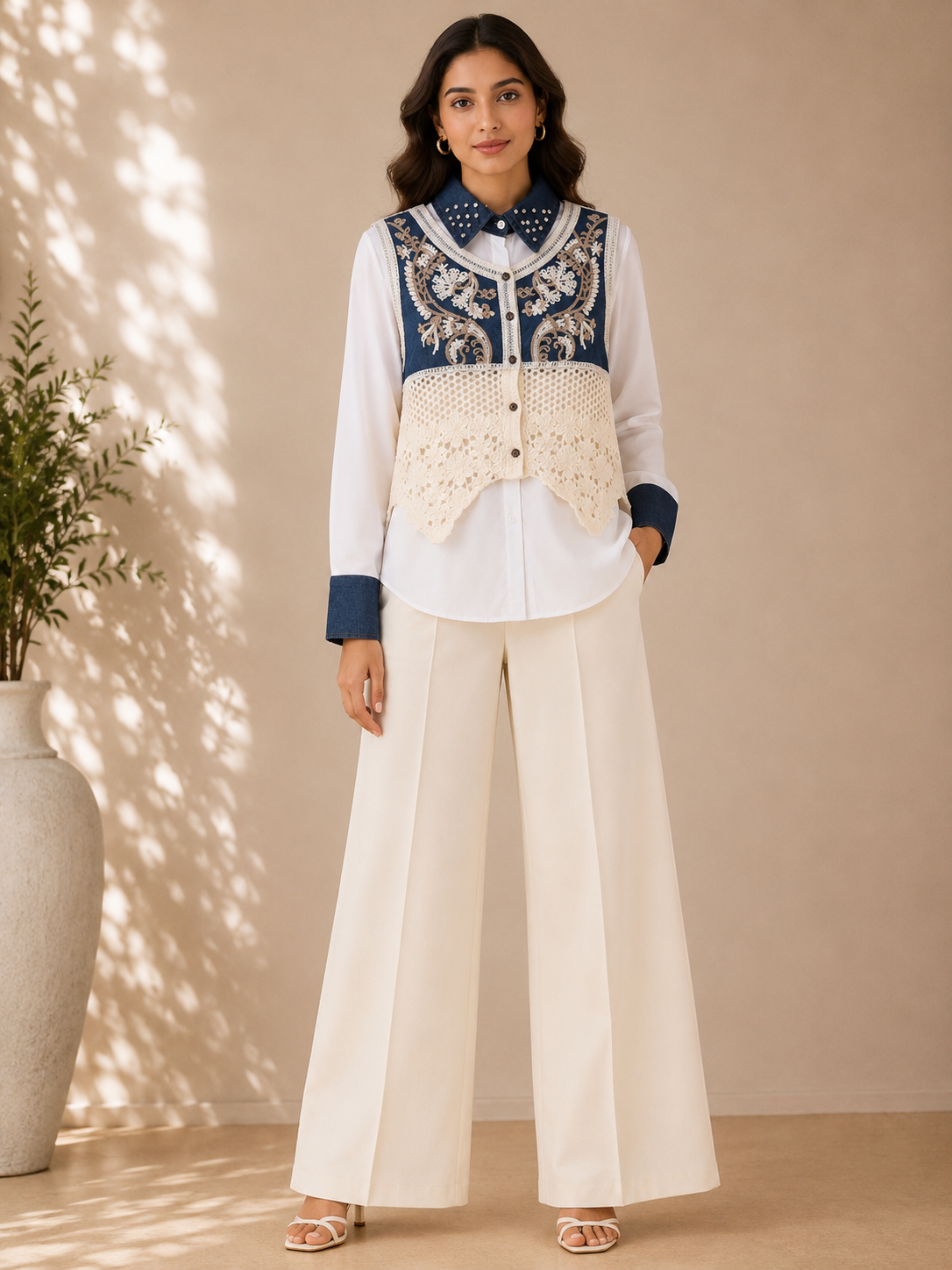Boho Chic Vest Shirt