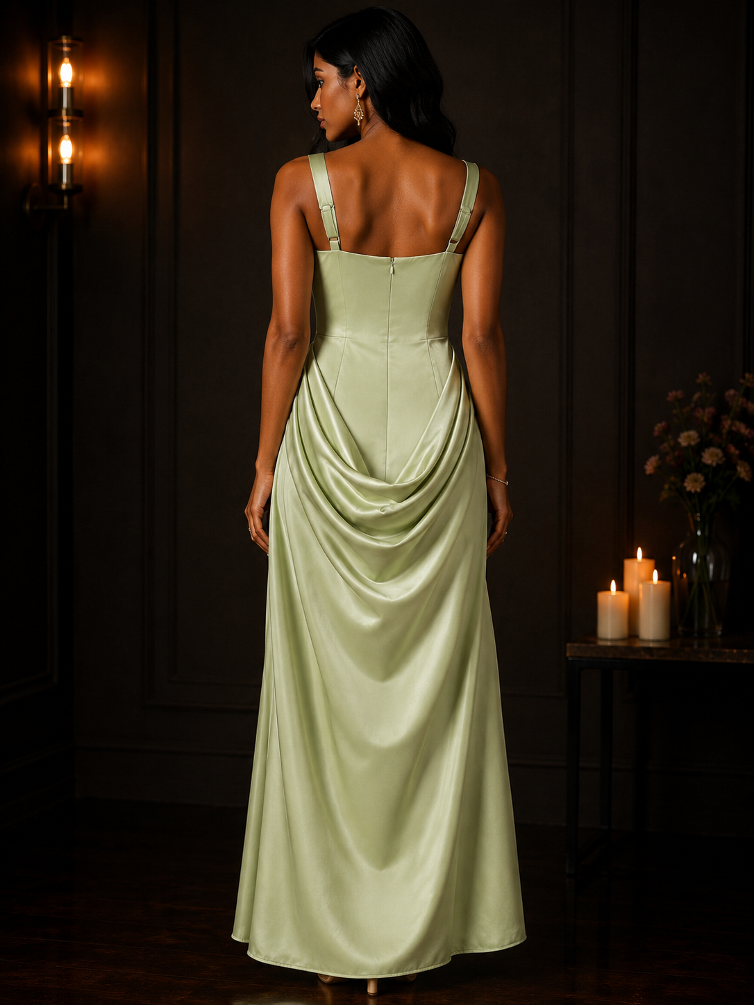 Ruched Waist Party Dress