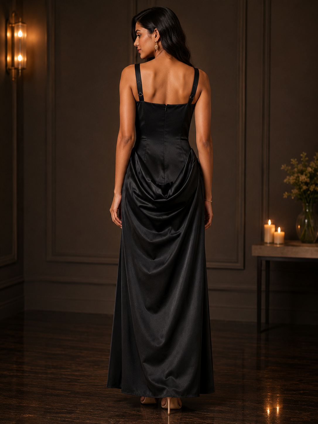 Ruched Waist Party Dress