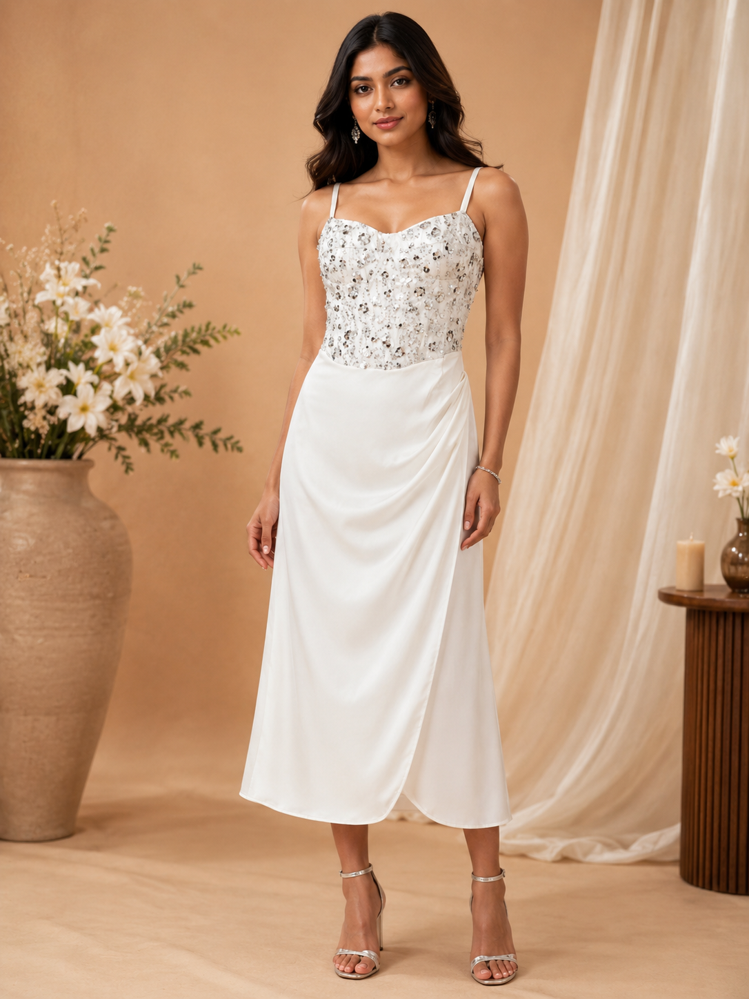 Sequin Corset Partywear Dress