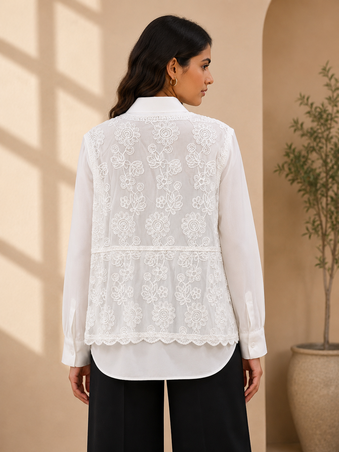 Floral Vest Shirt