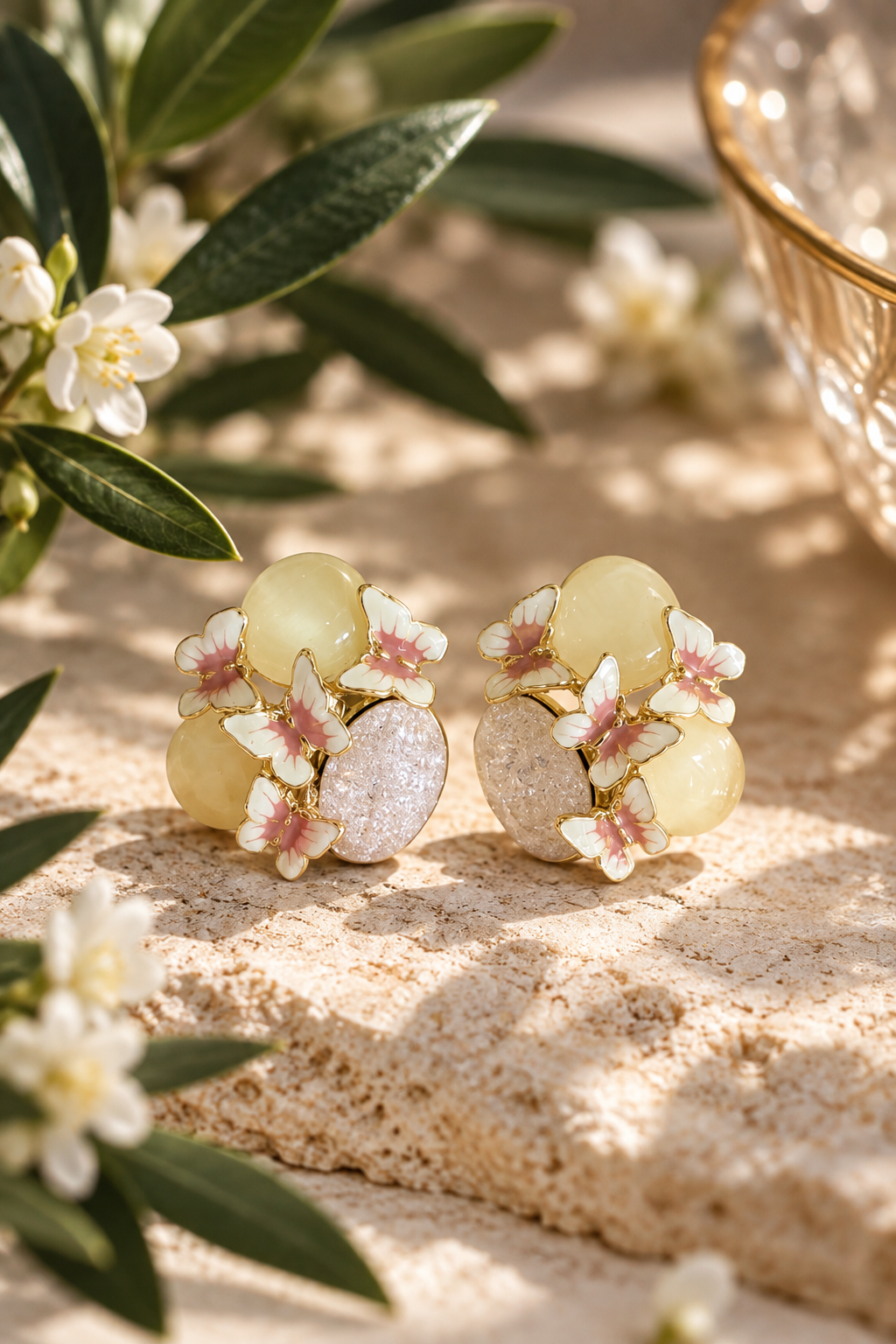 Floral Glow Earrings
