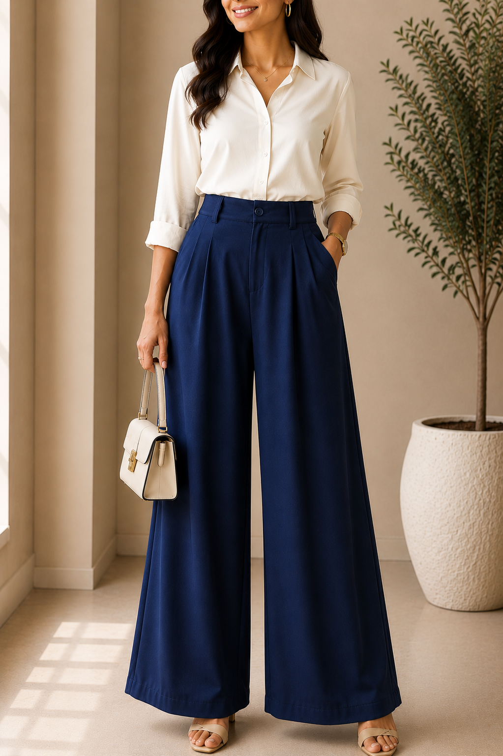 Korean Fit Wide Leg Pants