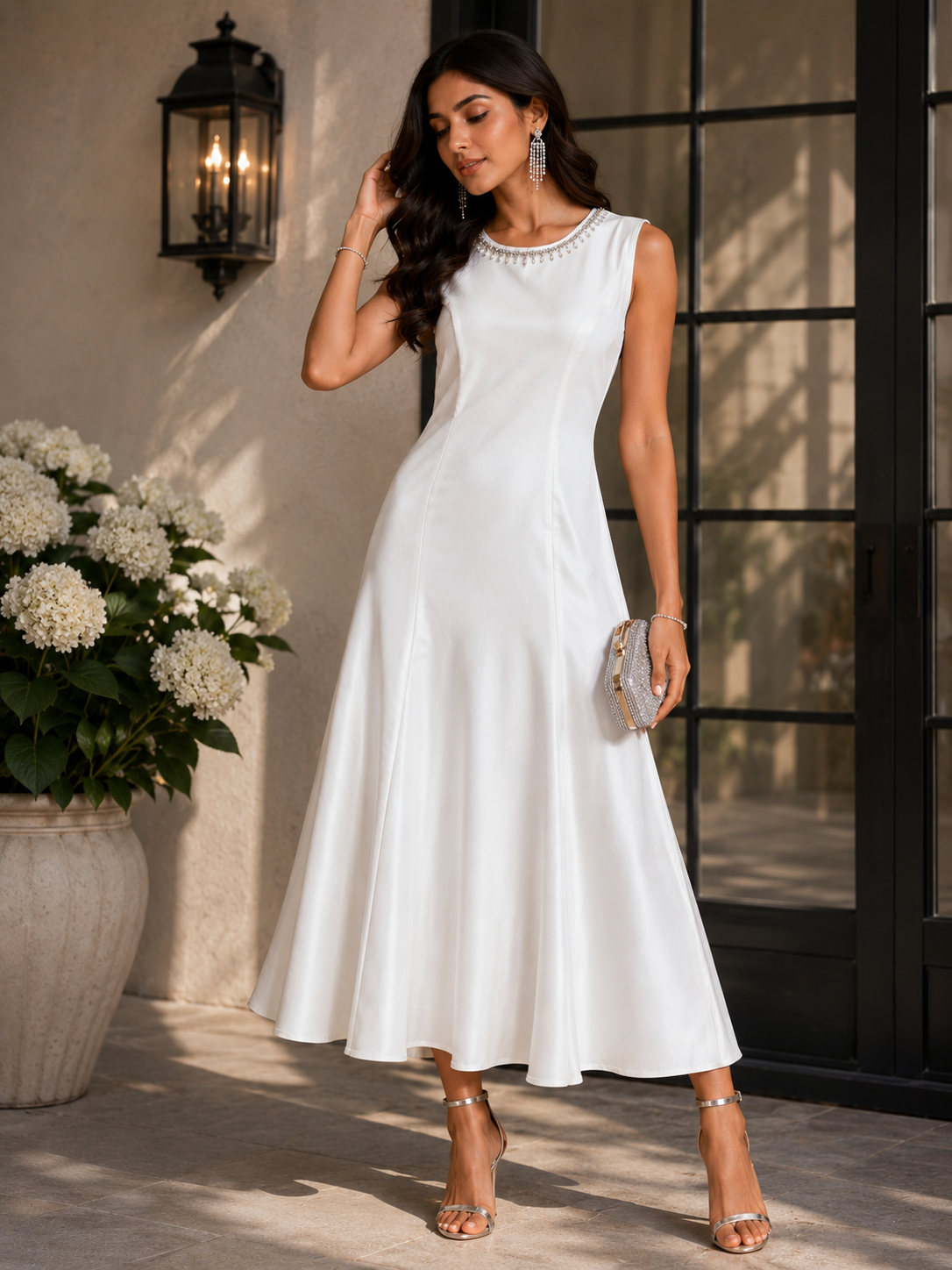 Satin Elegance Dress