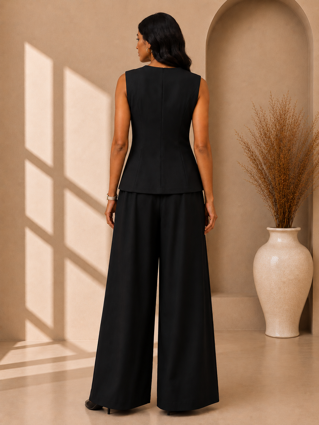 Sleeveless Tailored Co-Ord Set