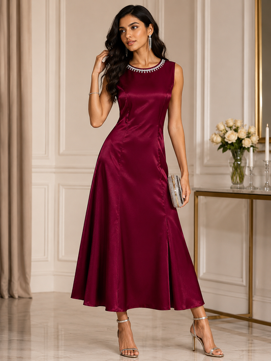 Satin Elegance Dress