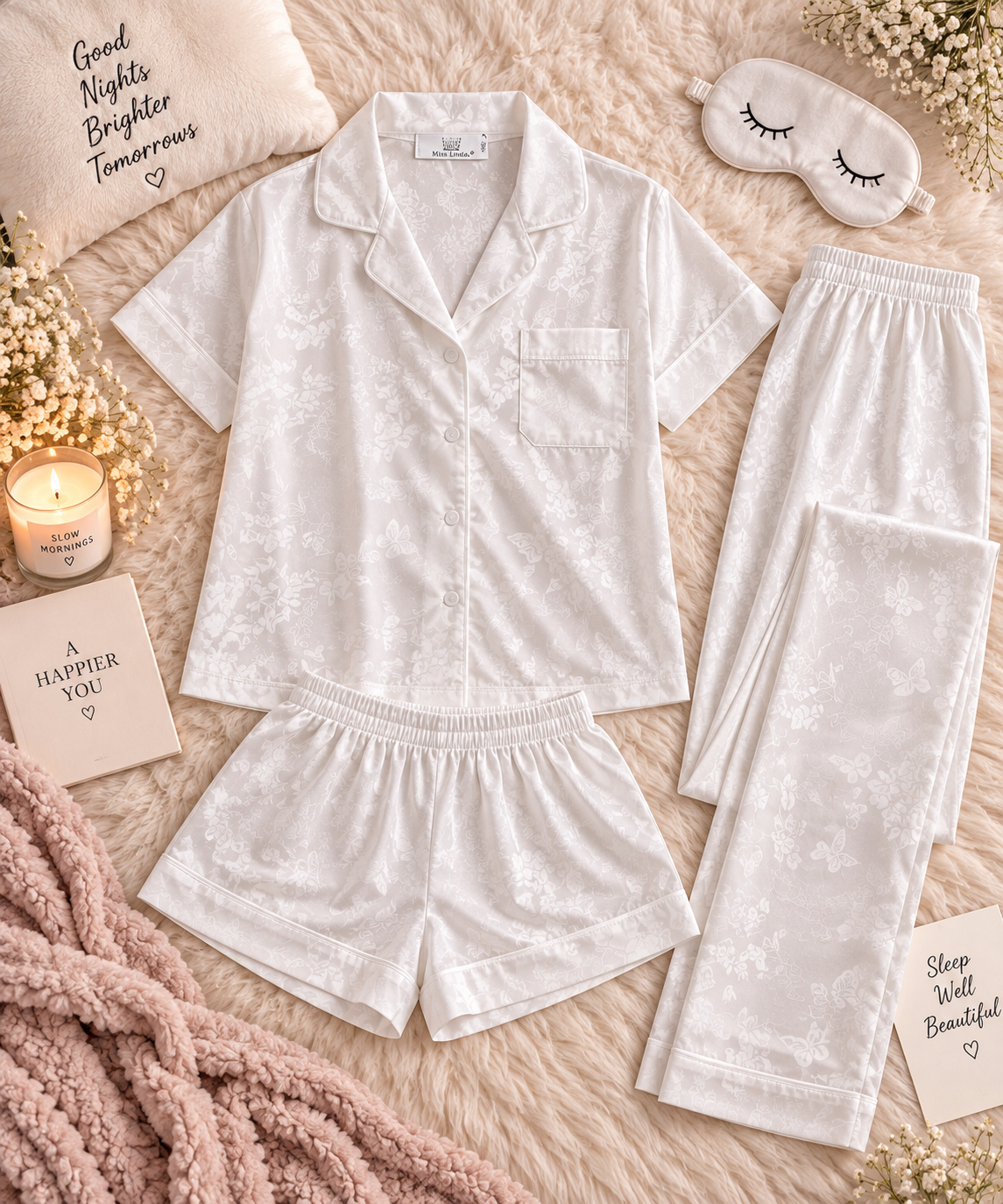 Dreamy 3-Piece Night Suit