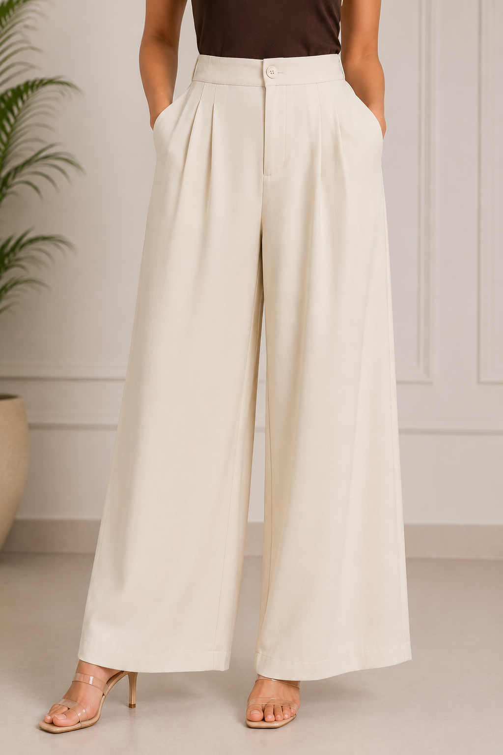 Korean Back Elastic Pants