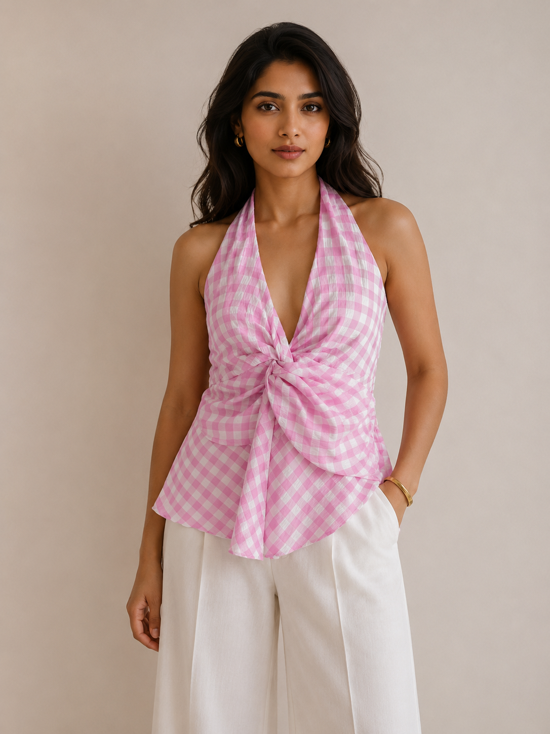 Twist Muse Halter Top