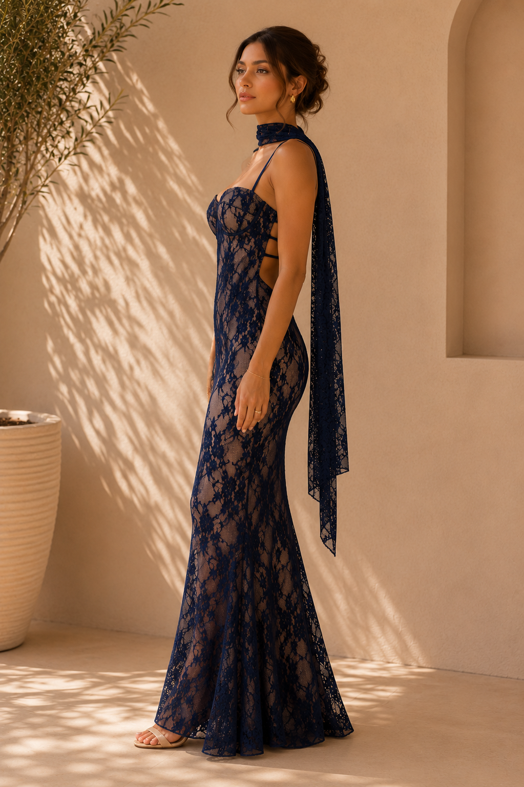 Lace Allure Maxi Dress