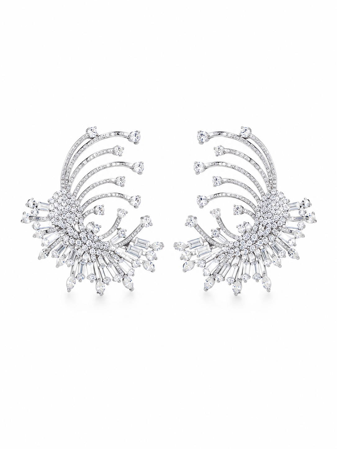 Celestial Bloom Statement Earrings
