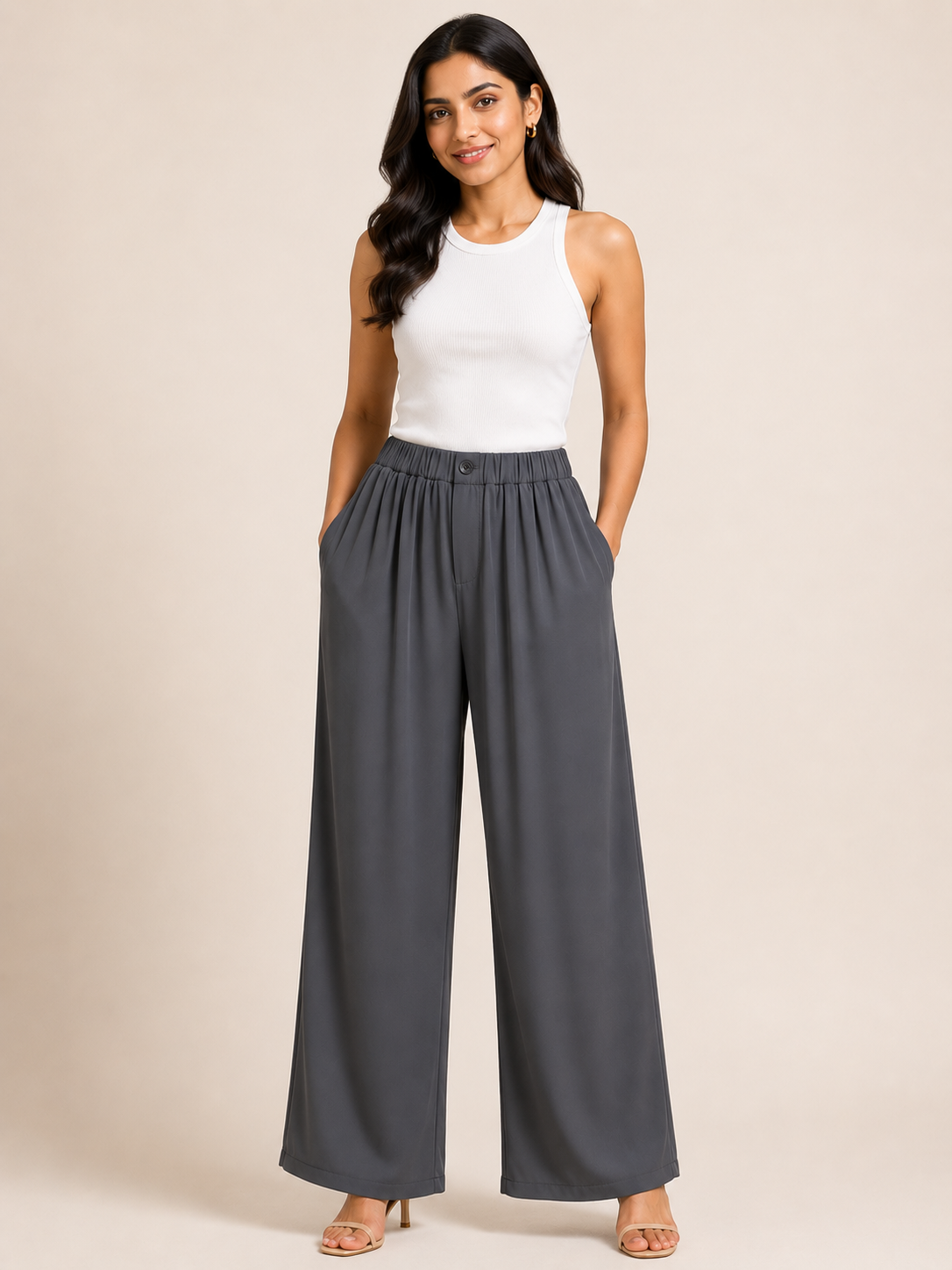 Korean Full Elastic Pants