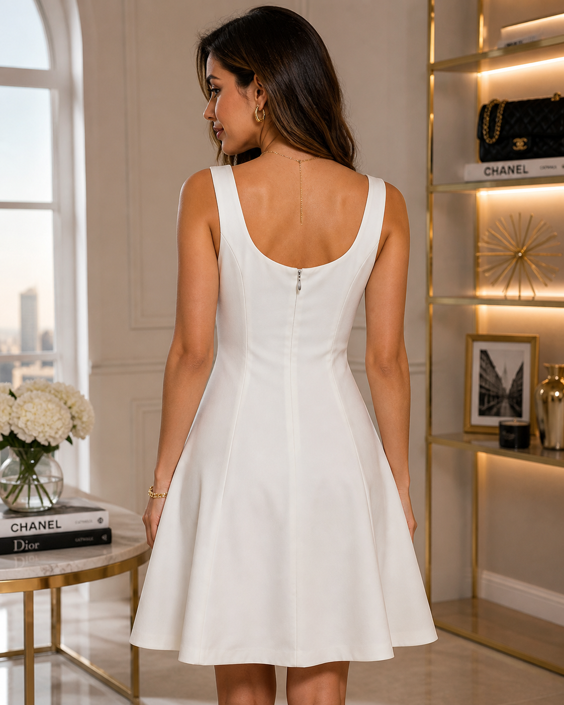 Floral Applique Dress